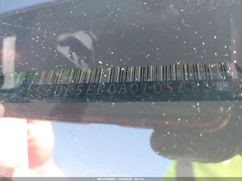 2010 Cadillac Cts Luxury VIN: 1G6DE5EG0A0105633 Lot: 43982063