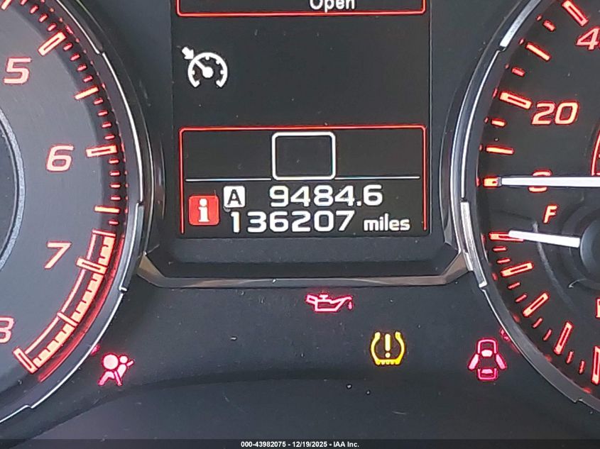 2015 Subaru Wrx Limited VIN: JF1VA1J67F9809162 Lot: 43982075