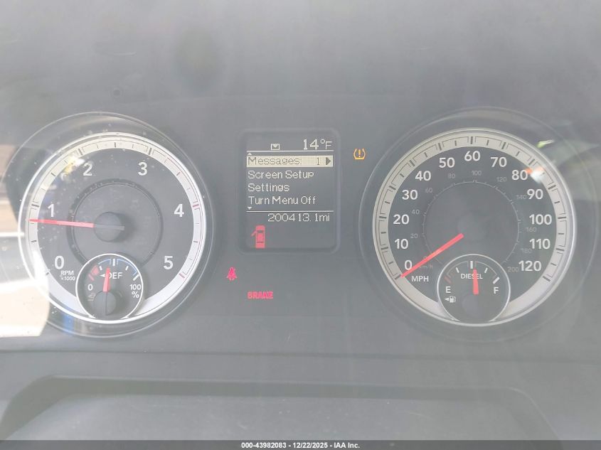 2014 Ram 2500 Tradesman VIN: 3C6UR5CL8EG196144 Lot: 43982083