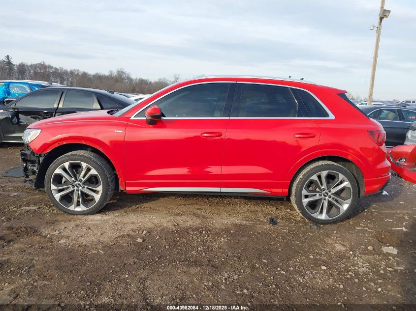2020 Audi Q3 Premium Plus 45 Tfsi S Line Quattro Tiptronic VIN: WA1EECF38L1097290 Lot: 43982084