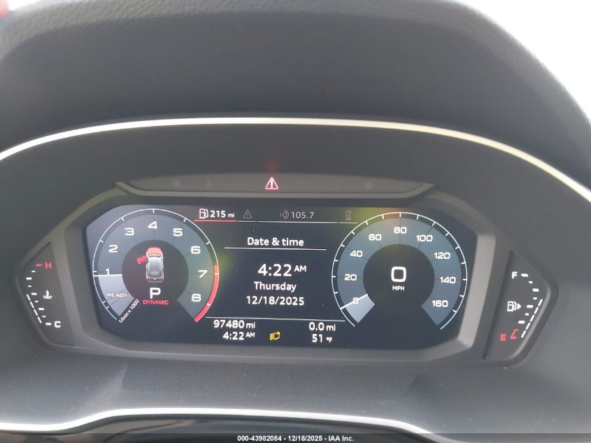 2020 Audi Q3 Premium Plus 45 Tfsi S Line Quattro Tiptronic VIN: WA1EECF38L1097290 Lot: 43982084