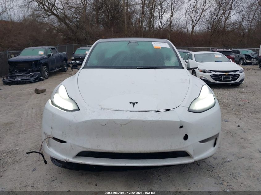2021 Tesla Model Y Long Range Dual Motor All-Wheel Drive VIN: 5YJYGDEE7MF138667 Lot: 43982105