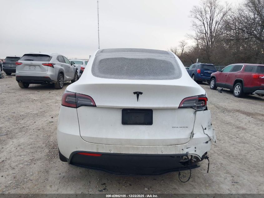 2021 Tesla Model Y Long Range Dual Motor All-Wheel Drive VIN: 5YJYGDEE7MF138667 Lot: 43982105