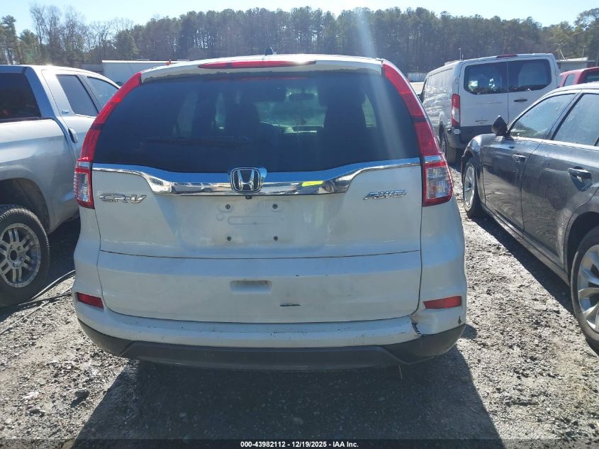 2015 Honda Cr-V Lx VIN: 5J6RM4H32FL034475 Lot: 43982112
