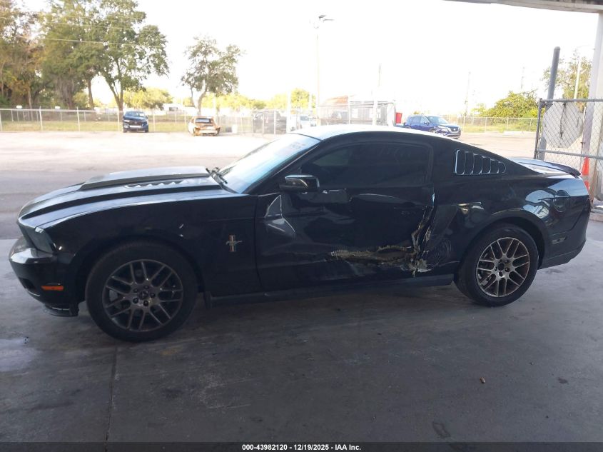 2012 Ford Mustang V6 Premium VIN: 1ZVBP8AM4C5215647 Lot: 43982120