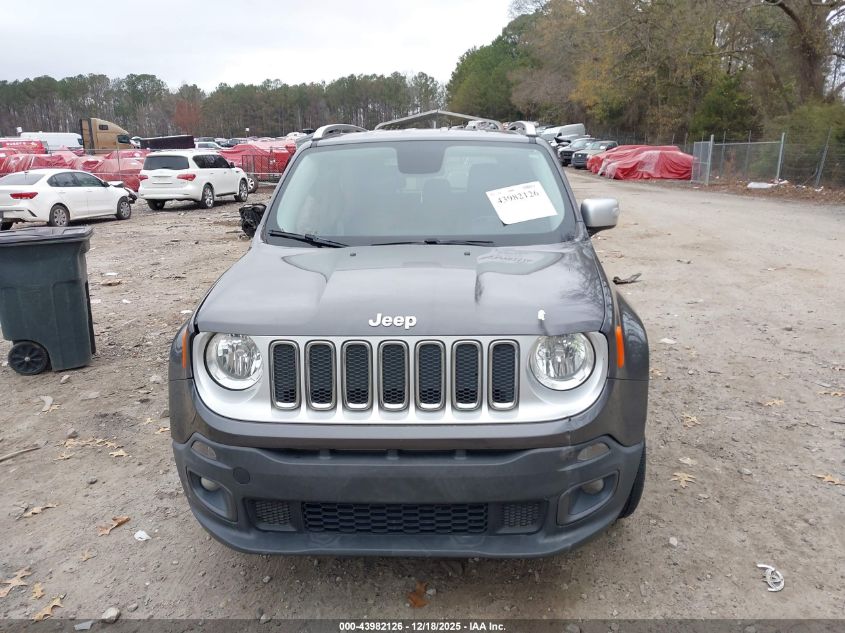 2017 Jeep Renegade Limited 4X4 VIN: ZACCJBDB7HPF05217 Lot: 43982126