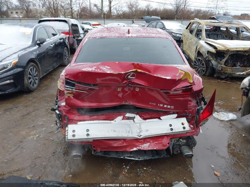 2014 Lexus Is 250 VIN: JTHCF1D2XE5010217 Lot: 43982130