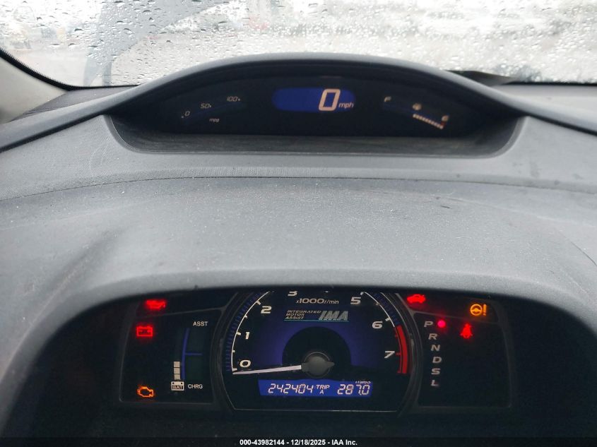 2008 Honda Civic Hybrid VIN: JHMFA36208S014819 Lot: 43982144