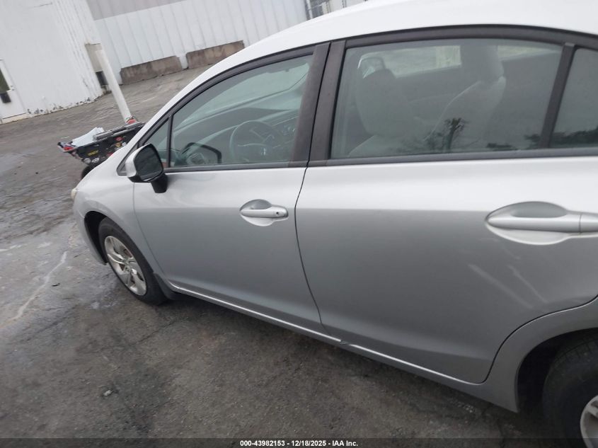 2013 Honda Civic Lx VIN: 2HGFB2F56DH555914 Lot: 43982153