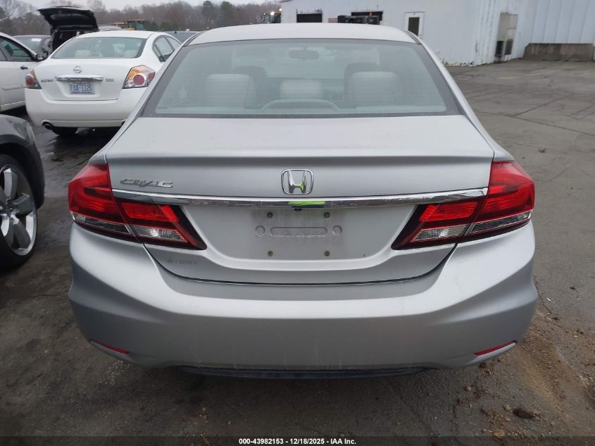 2013 Honda Civic Lx VIN: 2HGFB2F56DH555914 Lot: 43982153