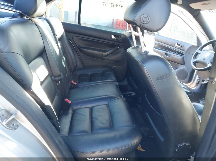 2001 Volkswagen Jetta Gls VIN: 3VWSK69M51M129309 Lot: 43982157