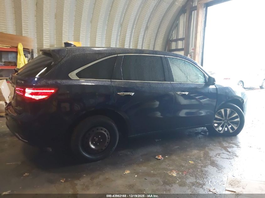 2016 Acura Mdx Technology Acurawatch Plus Packages/Technology Package VIN: 5FRYD4H40GB059825 Lot: 43982168