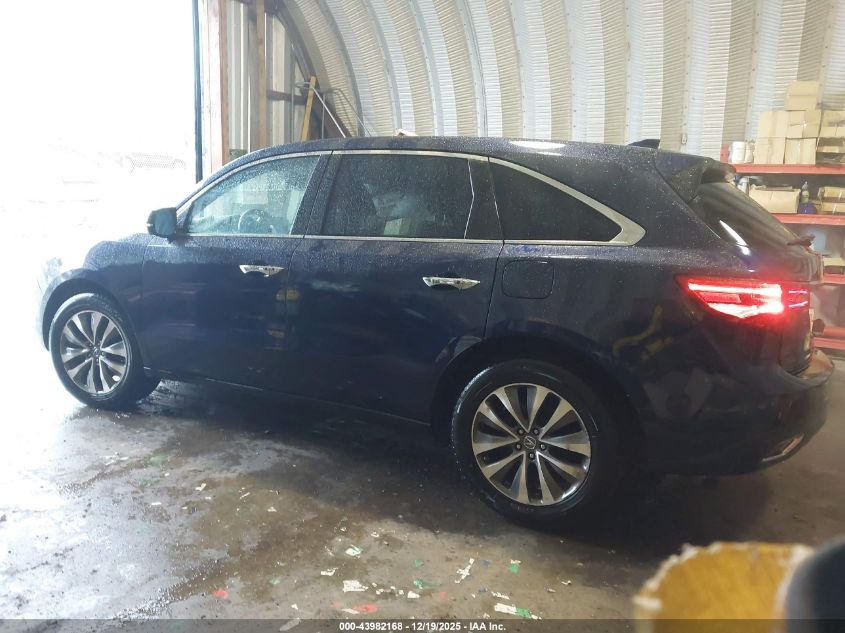 2016 Acura Mdx Technology Acurawatch Plus Packages/Technology Package VIN: 5FRYD4H40GB059825 Lot: 43982168