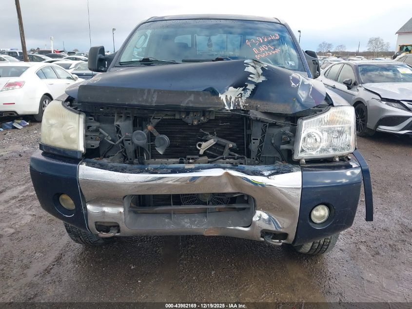 2006 Nissan Titan Se VIN: 1N6BA07B26N510033 Lot: 43982169