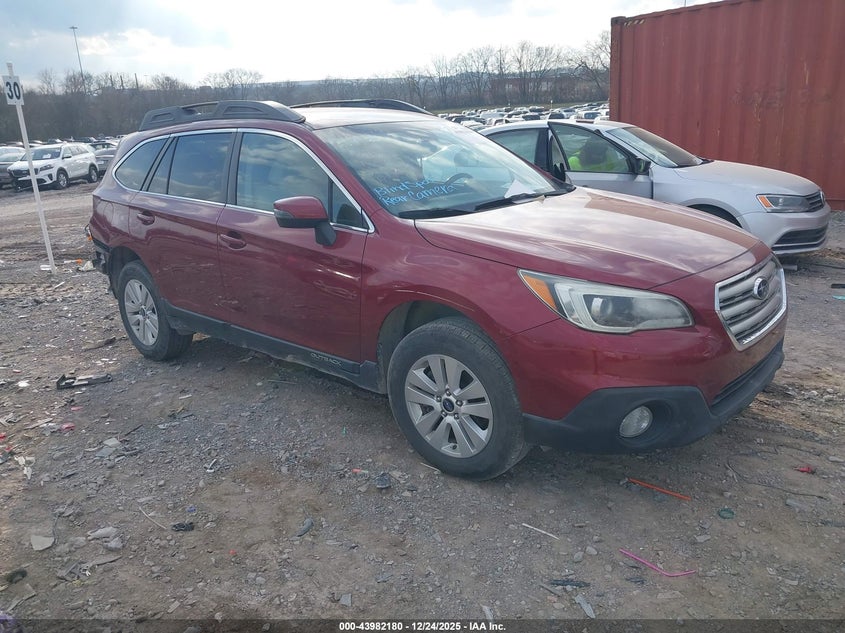 4S4BSAFC8F3234447 2015 Subaru Outback 2.5I Premium auction photo 1
