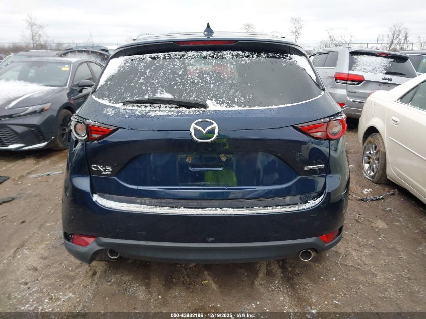 2021 Mazda Cx-5 Grand Touring VIN: JM3KFBDM2M1498726 Lot: 43982186