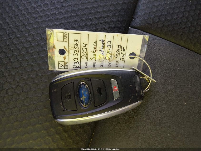 2024 Subaru Outback Wilderness VIN: 4S4BTGUD5R3233563 Lot: 43982194