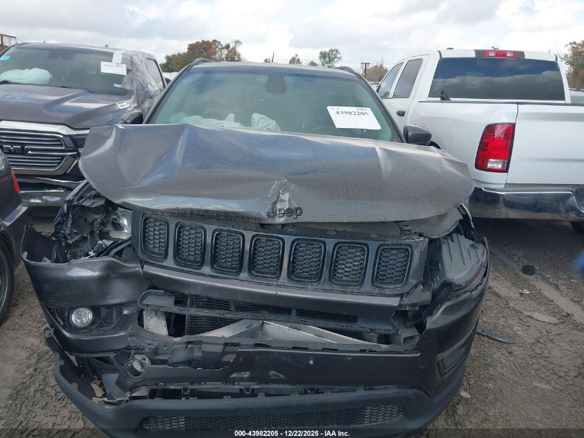 2018 Jeep Compass Altitude Fwd VIN: 3C4NJCBB2JT460848 Lot: 43982205