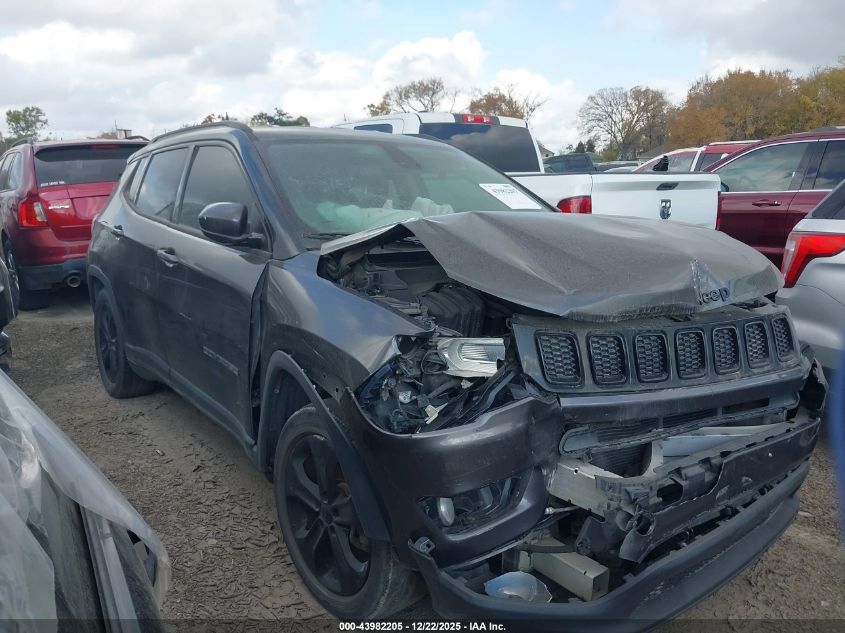 2018 Jeep Compass Altitude Fwd VIN: 3C4NJCBB2JT460848 Lot: 43982205