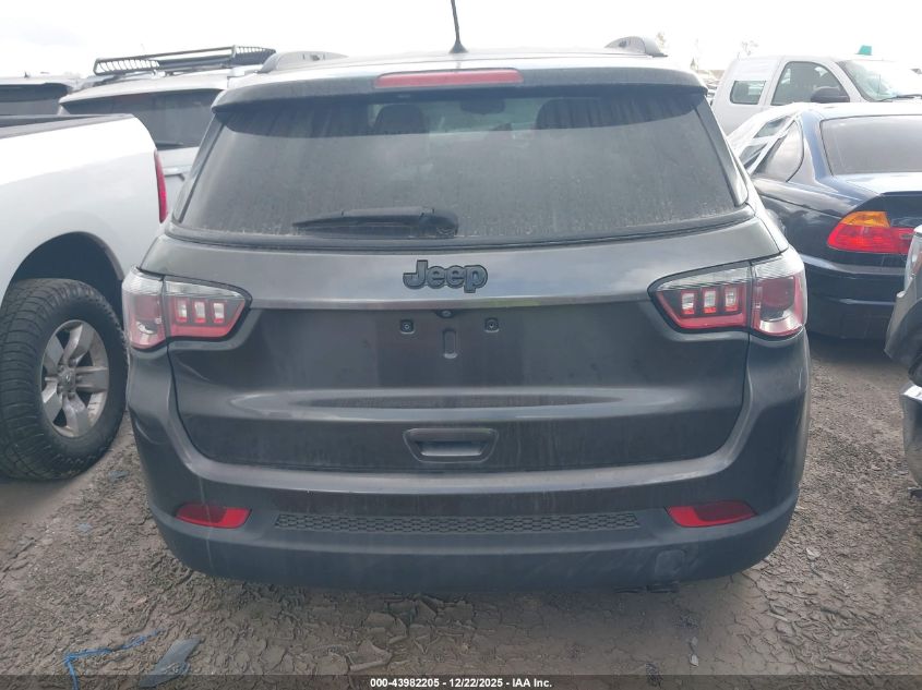 2018 Jeep Compass Altitude Fwd VIN: 3C4NJCBB2JT460848 Lot: 43982205