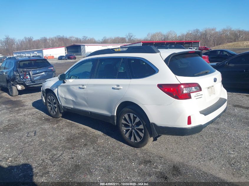 2015 Subaru Outback 2.5I Limited VIN: 4S4BSANC0F3219068 Lot: 43982211