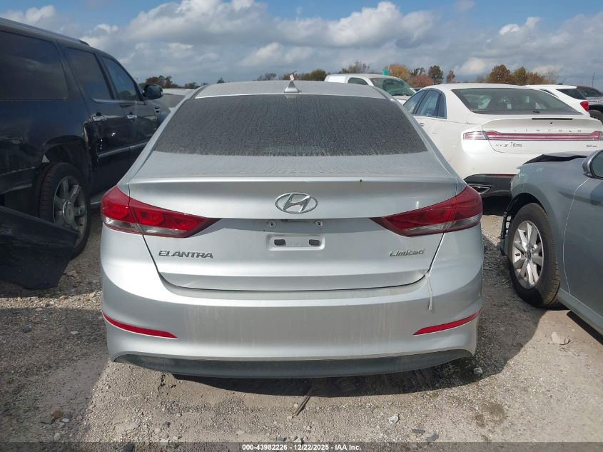 2017 Hyundai Elantra Limited VIN: KMHD84LF9HU303456 Lot: 43982226