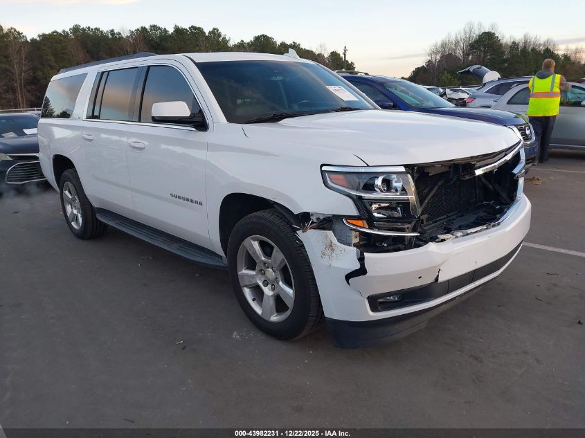 2016 Chevrolet Suburban Lt VIN: 1GNSKHKC6GR401218 Lot: 43982231