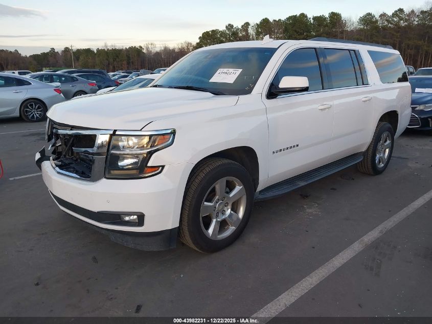 2016 Chevrolet Suburban Lt VIN: 1GNSKHKC6GR401218 Lot: 43982231
