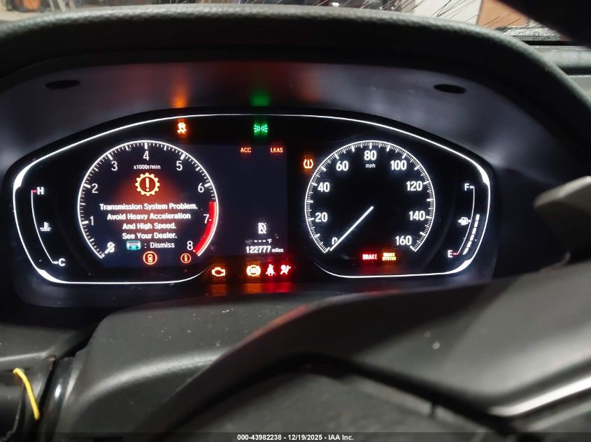 2018 Honda Accord Touring VIN: 1HGCV1F98JA191352 Lot: 43982238