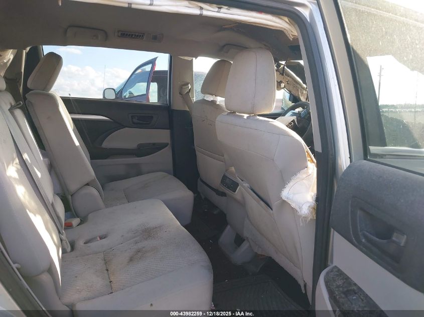 2018 Toyota Highlander Le VIN: 5TDZARFHXJS038131 Lot: 43982259