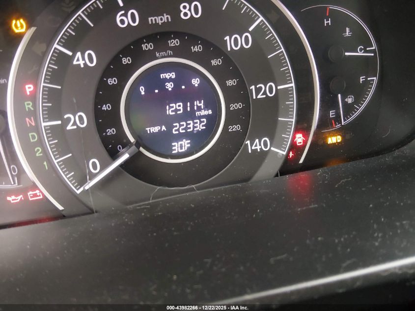 2013 Honda Cr-V Ex-L VIN: 2HKRM4H75DH621537 Lot: 43982266