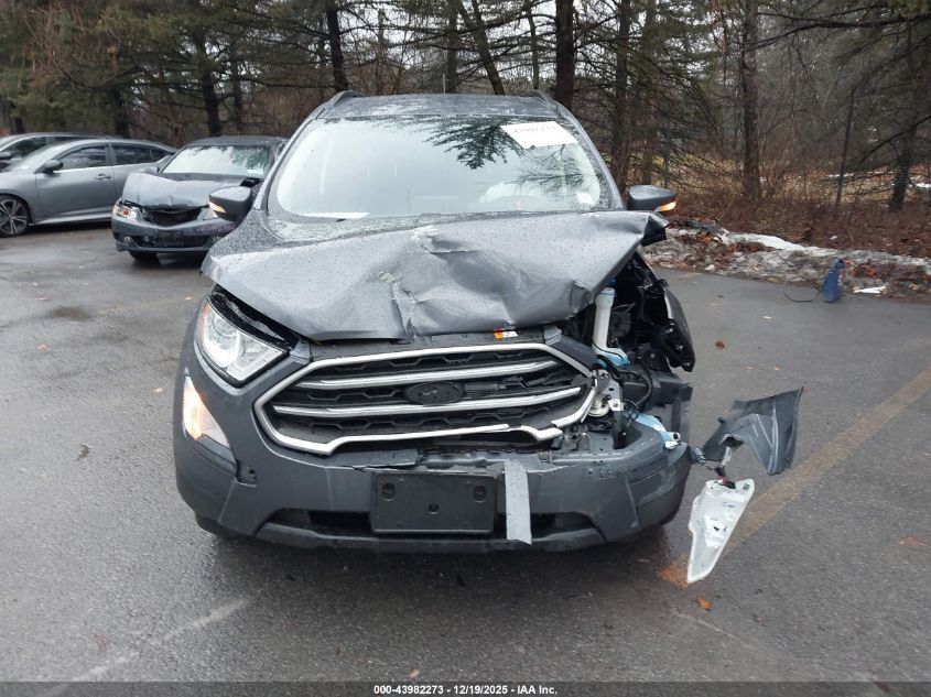 2022 Ford Ecosport Se VIN: MAJ6S3GL0NC462950 Lot: 43982273