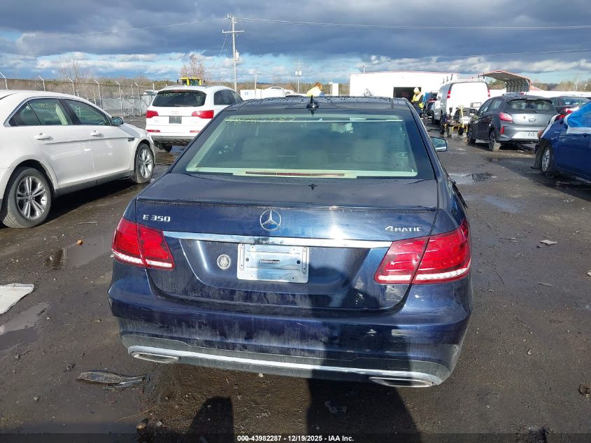 2016 Mercedes-Benz E 350 4Matic VIN: WDDHF8JBXGB196565 Lot: 43982287