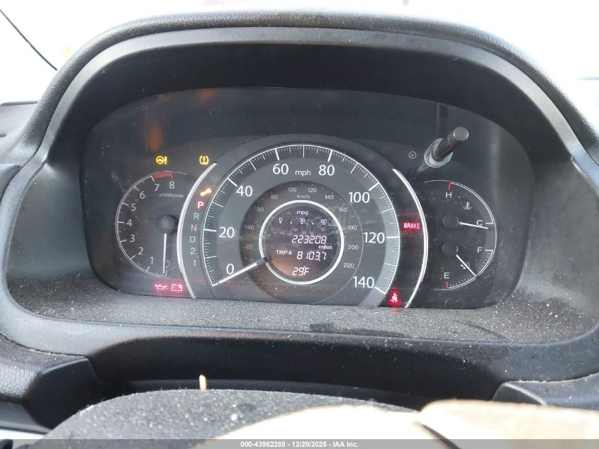 2013 Honda Cr-V Ex VIN: 5J6RM4H55DL037515 Lot: 43982288