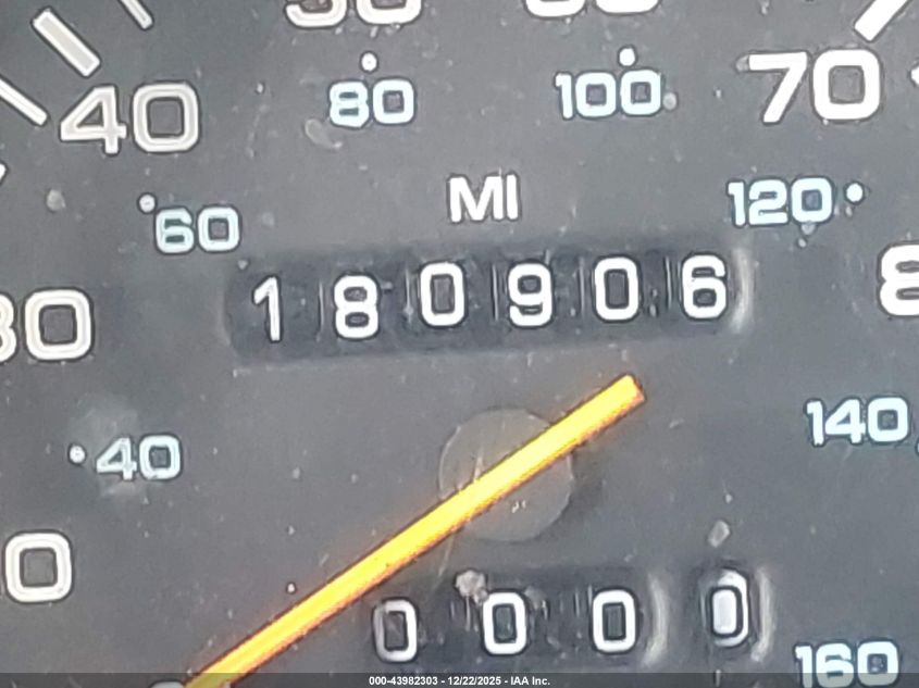 1991 Dodge D-Series D150 VIN: 1B7GE16Y0MS238220 Lot: 43982303