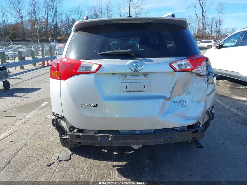 2015 Toyota Rav4 Limited VIN: 2T3DFREV8FW334015 Lot: 43982307