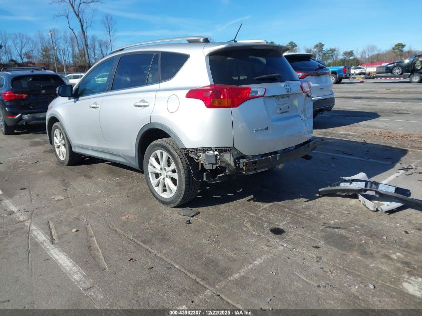 2015 Toyota Rav4 Limited VIN: 2T3DFREV8FW334015 Lot: 43982307
