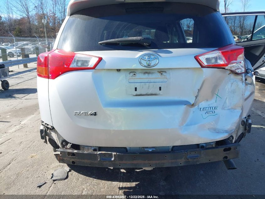 2015 Toyota Rav4 Limited VIN: 2T3DFREV8FW334015 Lot: 43982307