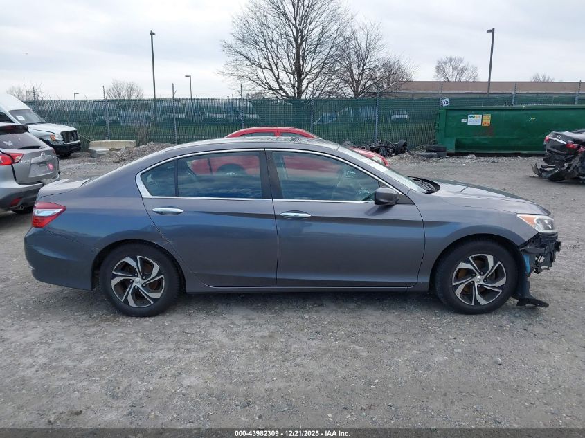 2017 Honda Accord Lx VIN: 1HGCR2F36HA009860 Lot: 43982309