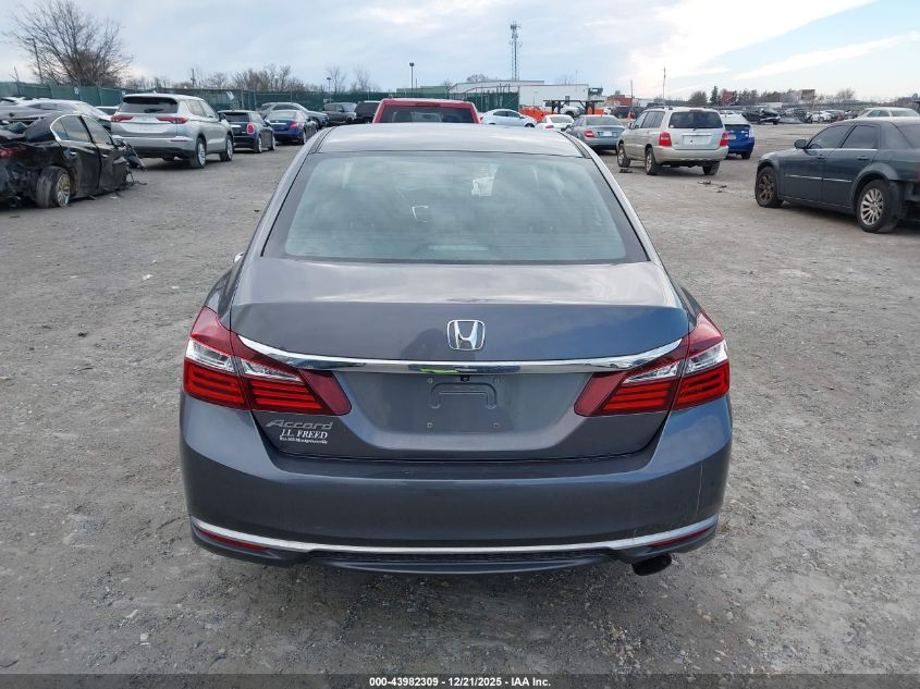 2017 Honda Accord Lx VIN: 1HGCR2F36HA009860 Lot: 43982309
