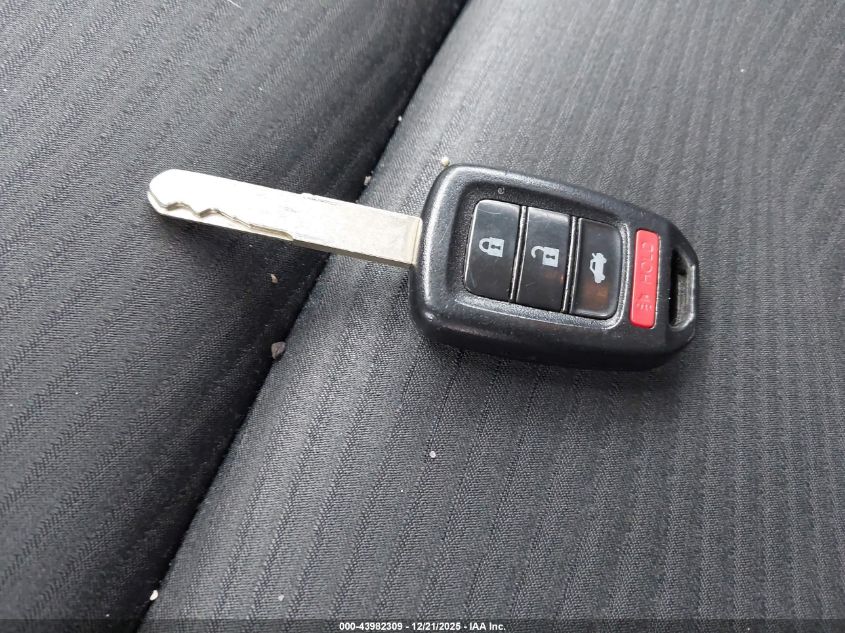 2017 Honda Accord Lx VIN: 1HGCR2F36HA009860 Lot: 43982309