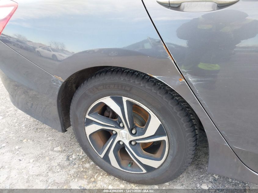 2017 Honda Accord Lx VIN: 1HGCR2F36HA009860 Lot: 43982309