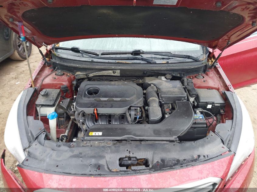 2016 Hyundai Sonata Se VIN: 5NPE24AF7GH389761 Lot: 43982334