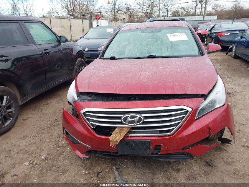 2016 Hyundai Sonata Se VIN: 5NPE24AF7GH389761 Lot: 43982334