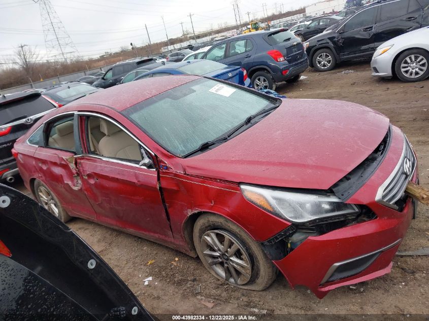 2016 Hyundai Sonata Se VIN: 5NPE24AF7GH389761 Lot: 43982334