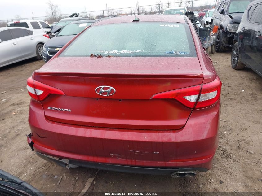 2016 Hyundai Sonata Se VIN: 5NPE24AF7GH389761 Lot: 43982334