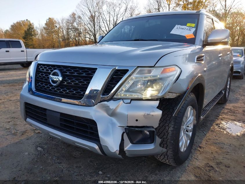 2017 Nissan Armada Sv VIN: JN8AY2ND9H9011398 Lot: 43982336