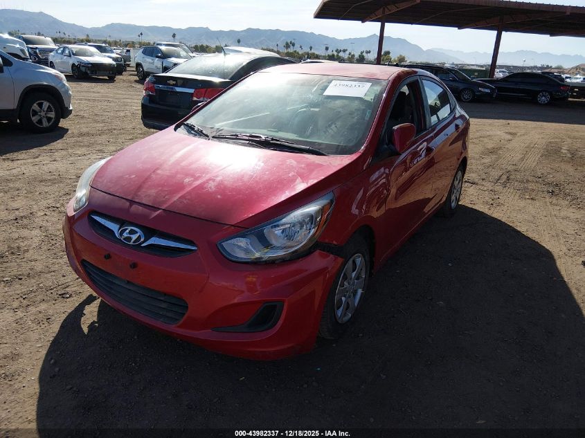 2013 Hyundai Accent Gls VIN: KMHCT4AE9DU521671 Lot: 43982337