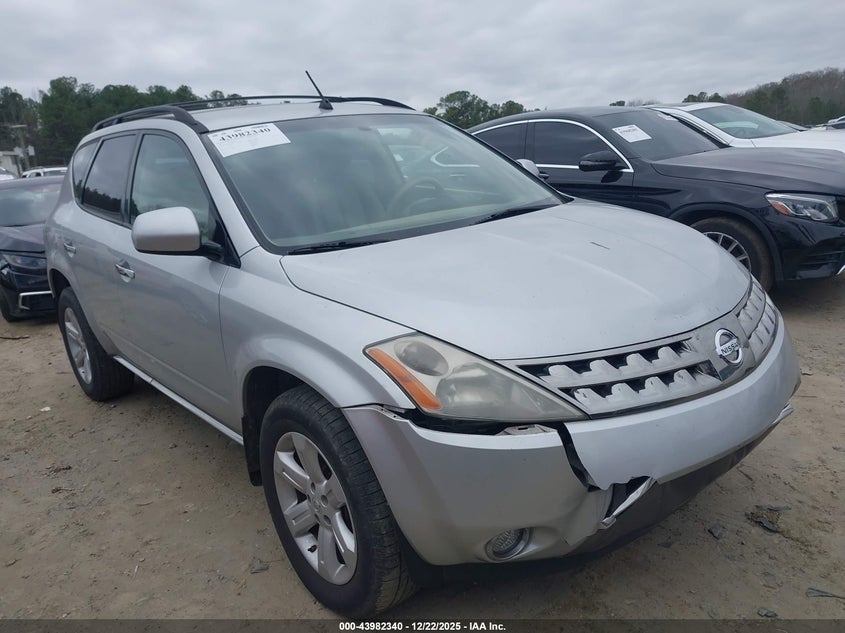 JN8AZ08T27W512136 2007 Nissan Murano Sl auction photo 1
