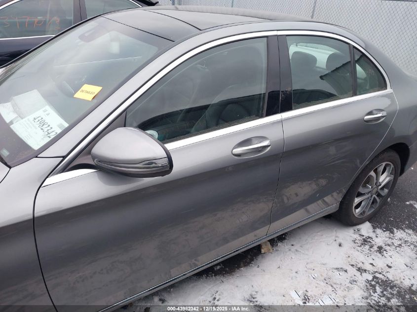 2016 Mercedes-Benz C 300 4Matic VIN: WDDWF4KB9GR140073 Lot: 43982342